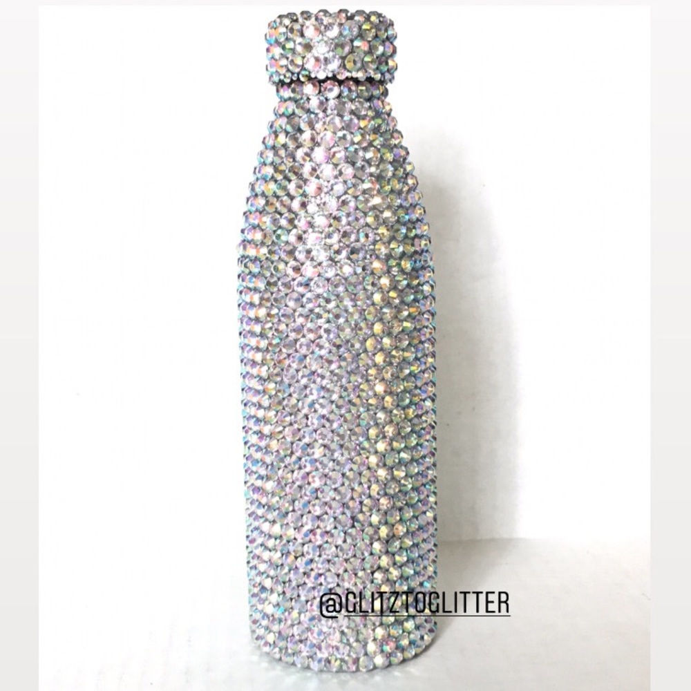 Custom Blinged Out Cold Water Bottle